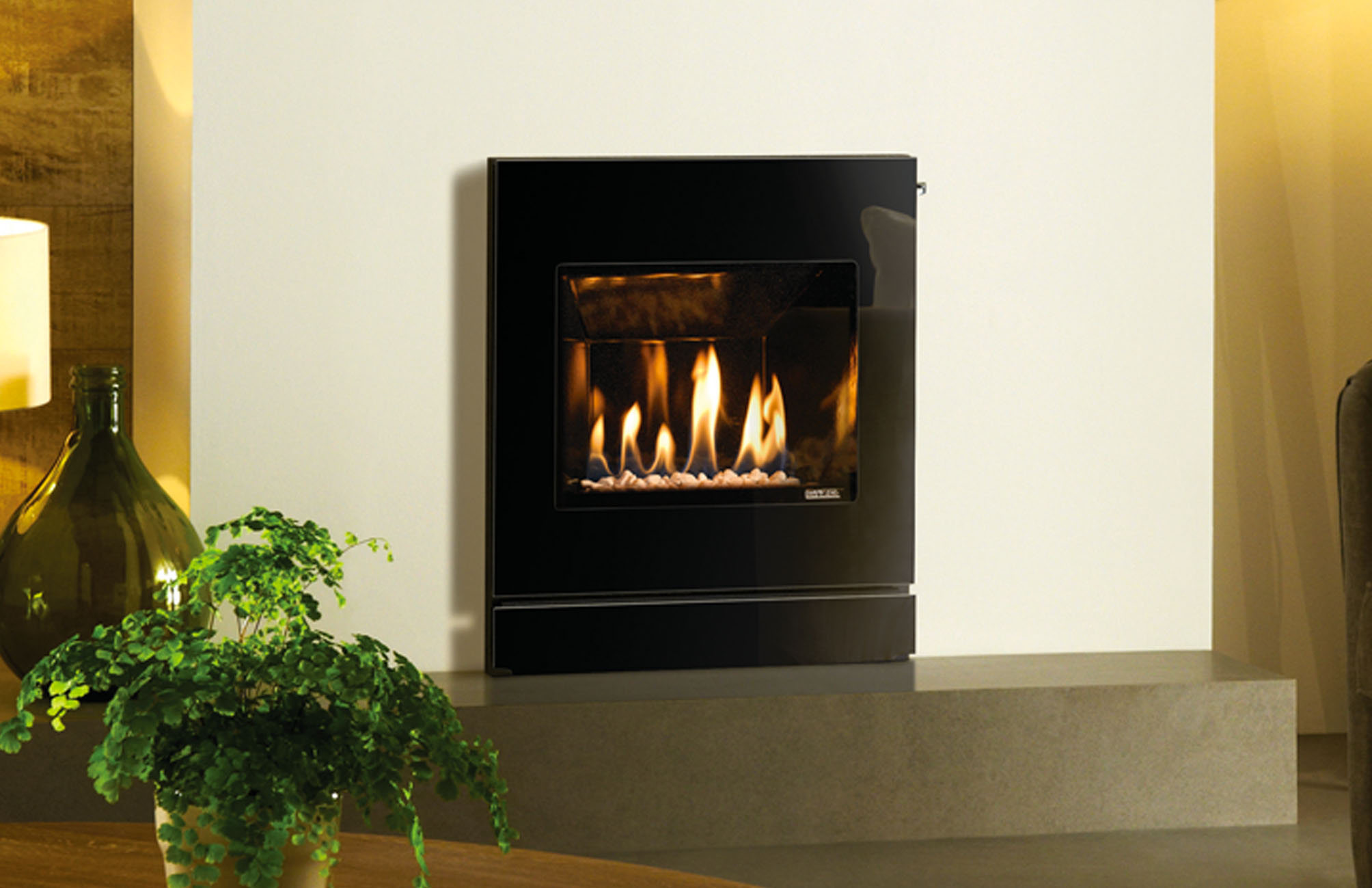 Designio2 Glass Logic Inset Gas Fire Stonewoods