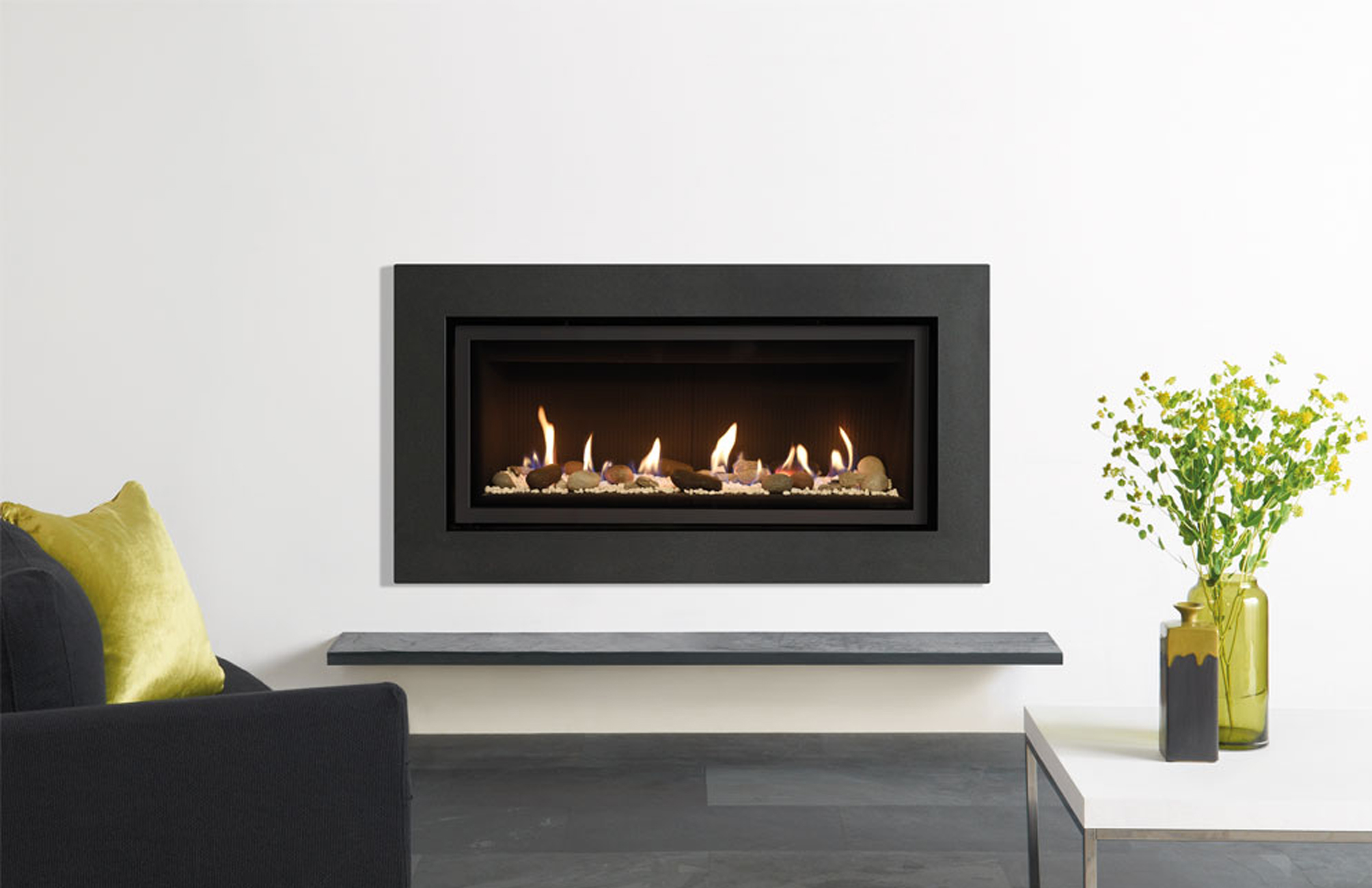 Gazco Studio 2 Glass Fronted Gas Fire Stonewoods