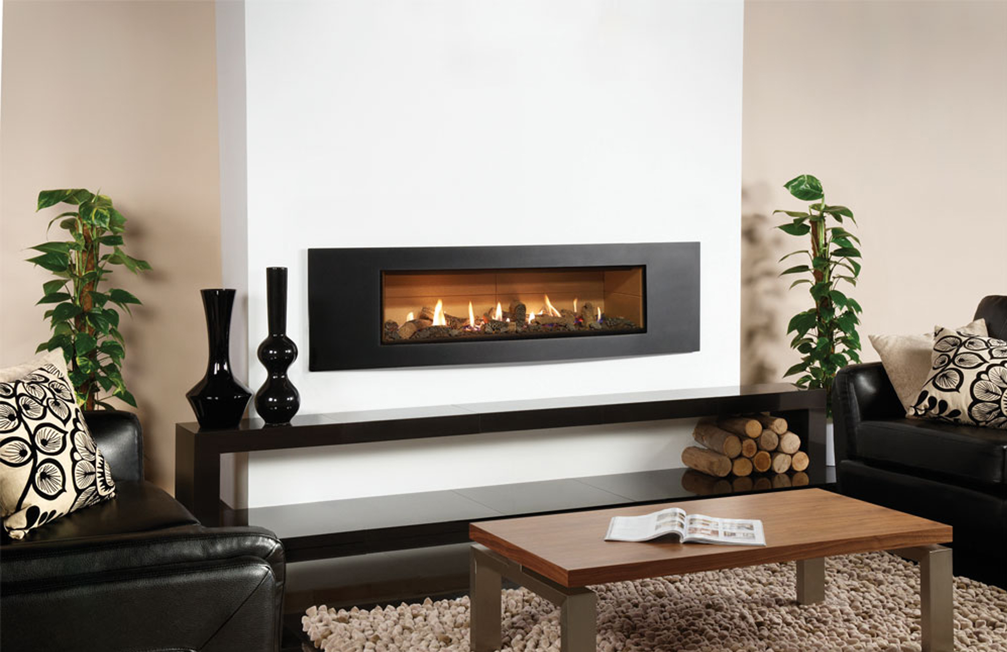 Gazco Studio 3 Glass Fronted Gas Fire Stonewoods
