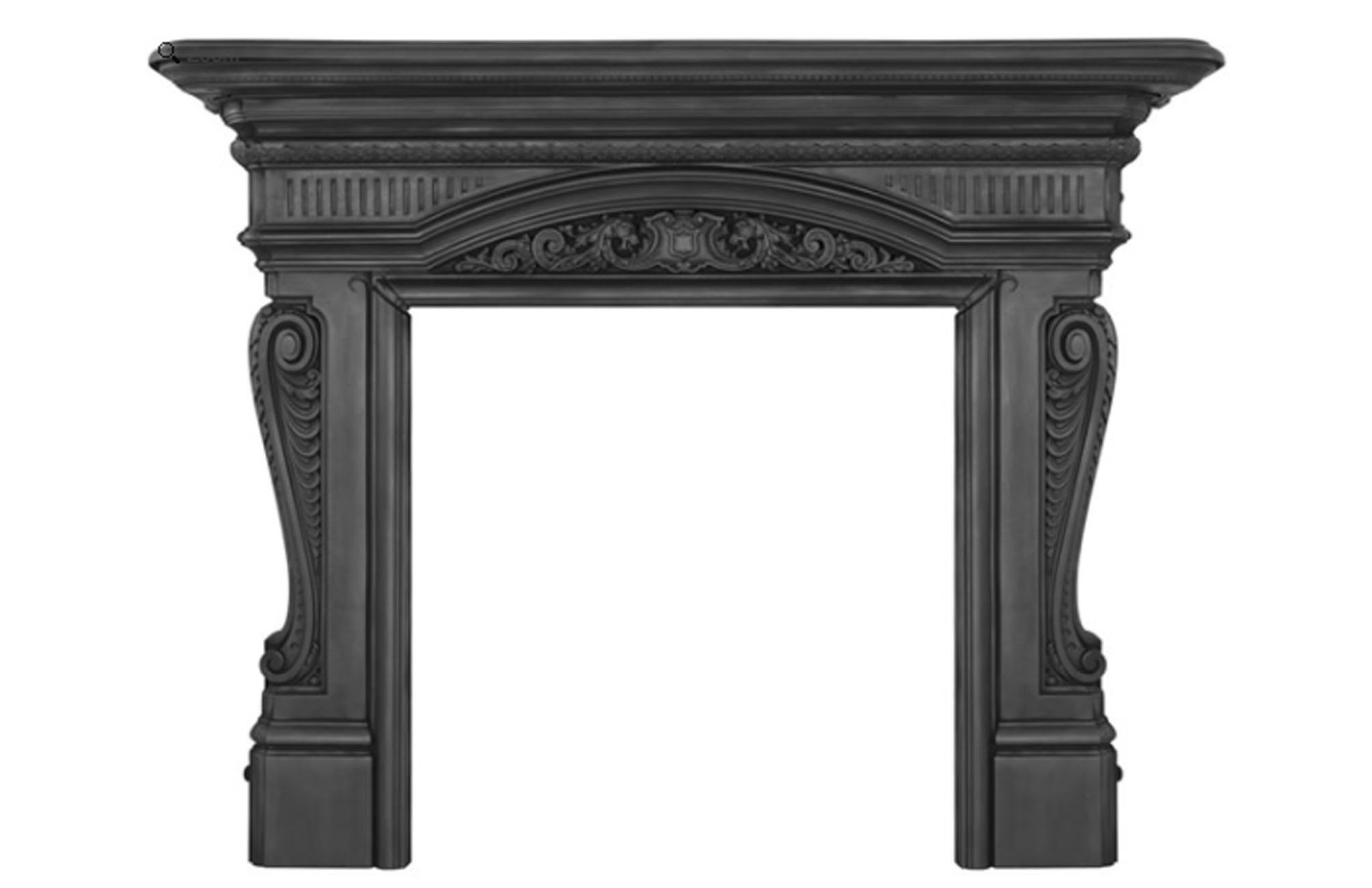 The Buckingham Cast Iron Mantel Stonewoods