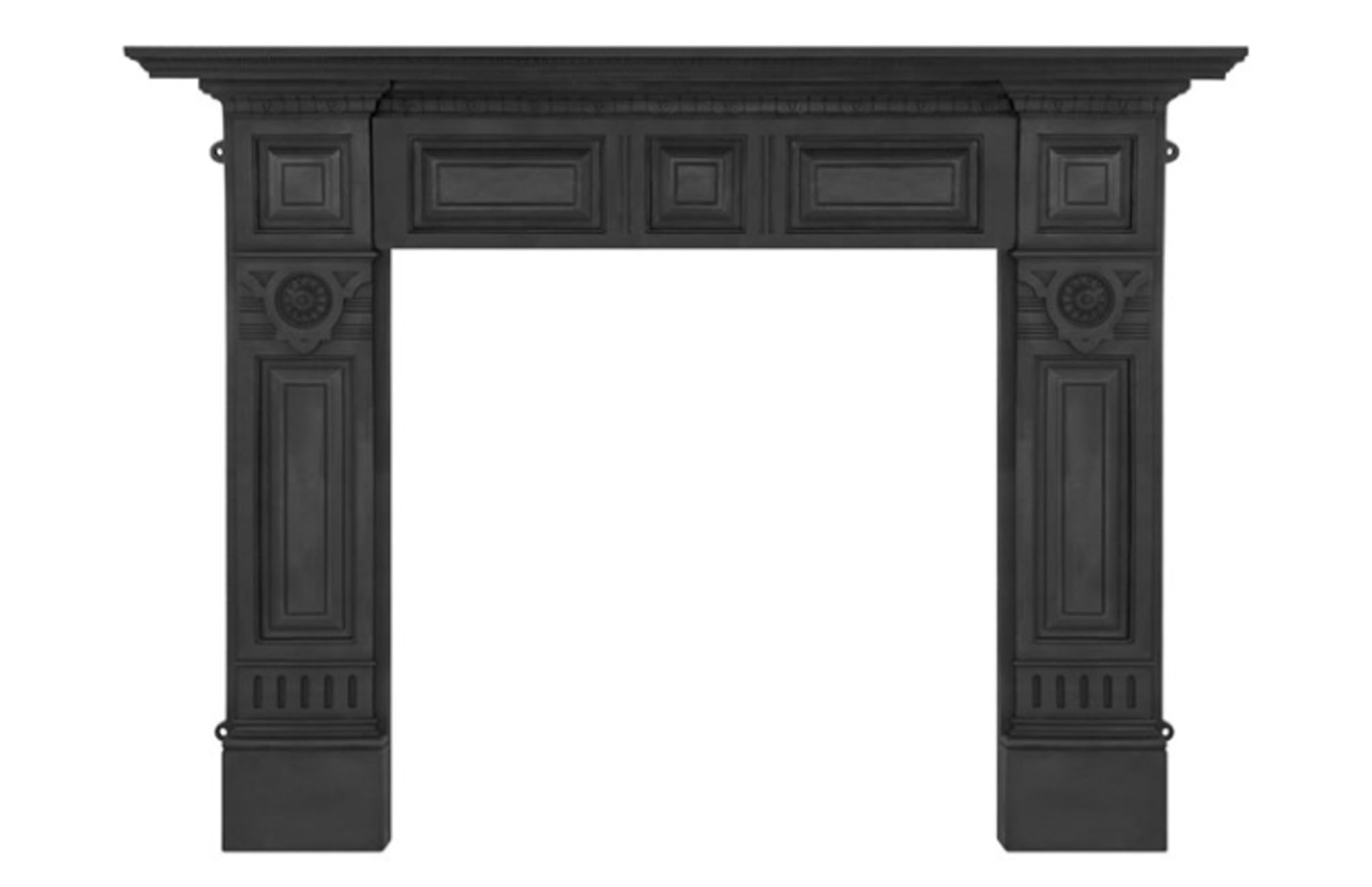 The Hampton Cast Iron Mantel Stonewoods