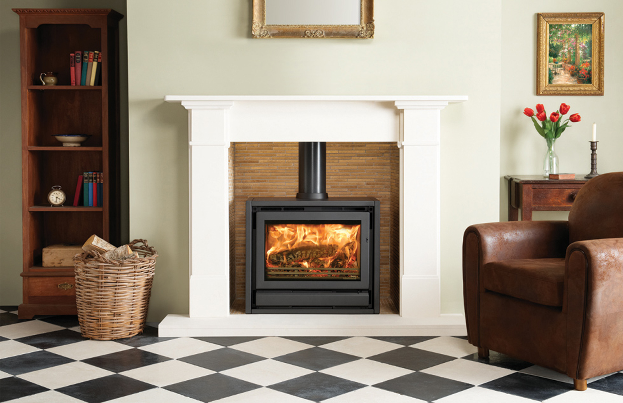 Stovax Riva F66 Freestanding MultiFuel Stove Stonewoods