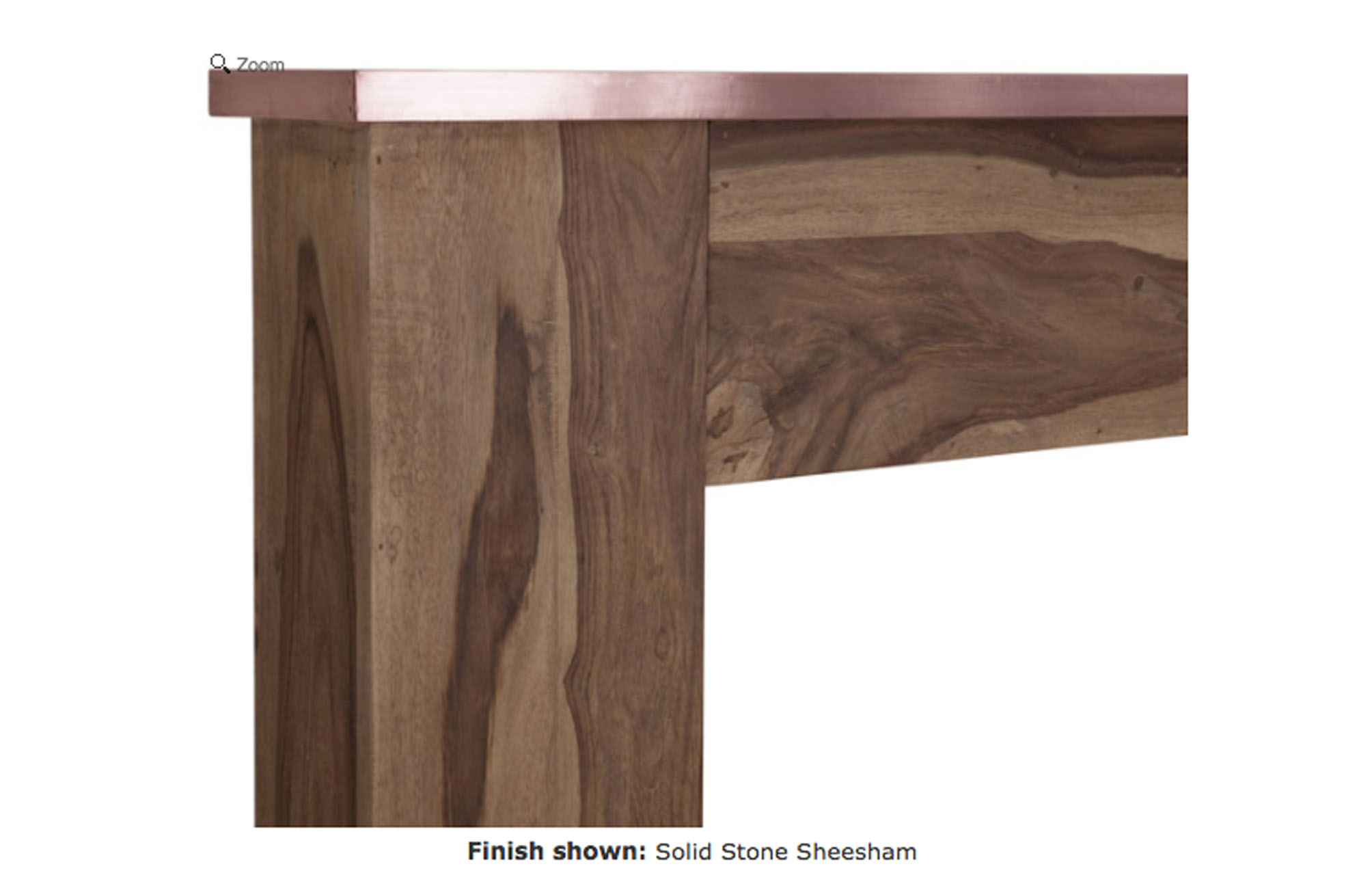 New England Wooden Fireplace Surround With Copper Cloak Shelf