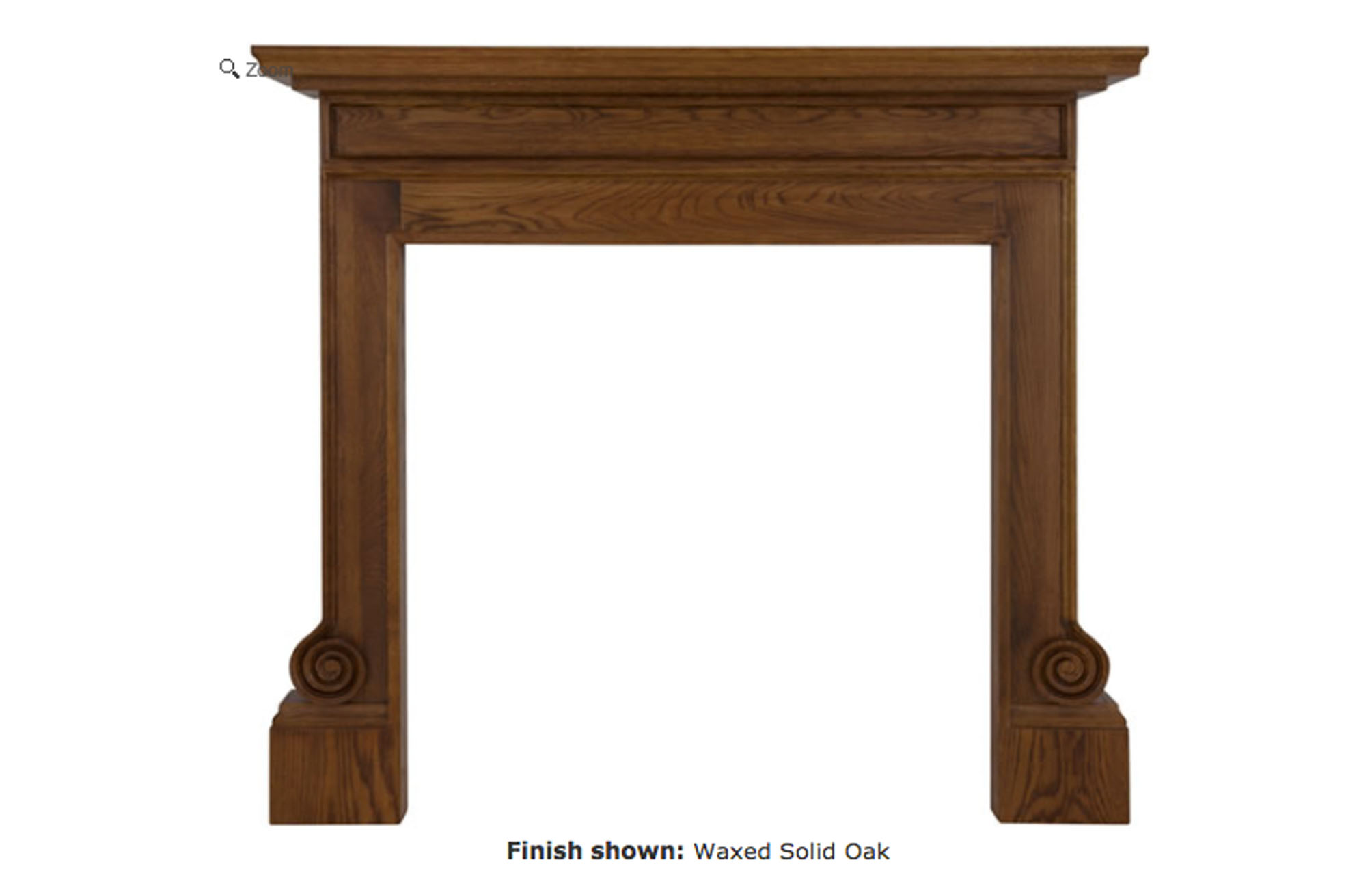 Volute Wooden Fireplace Surround Stonewoods