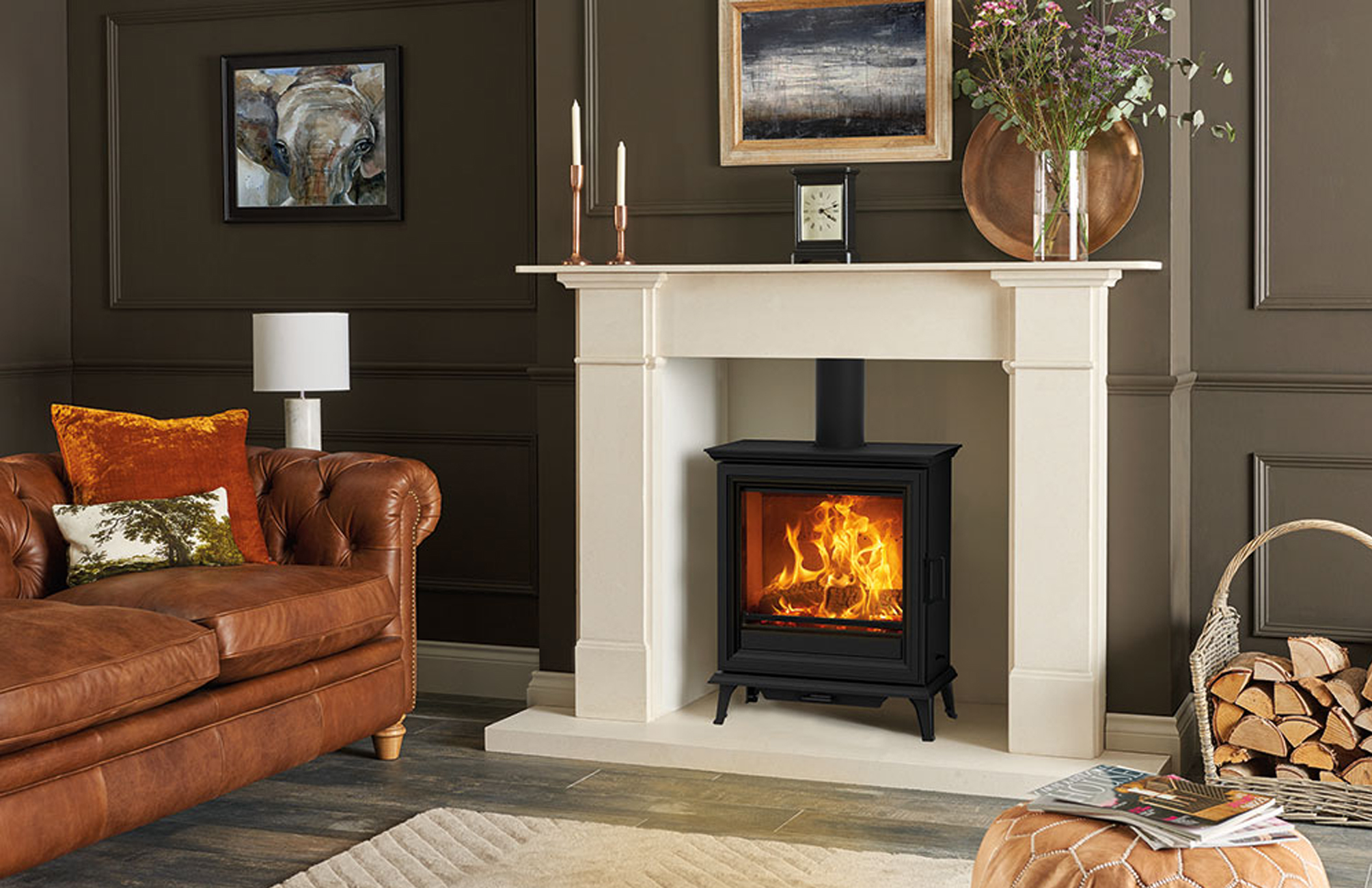 Stovax Sheraton 5 Wide Woodburning & Multifuel Stove Stonewoods
