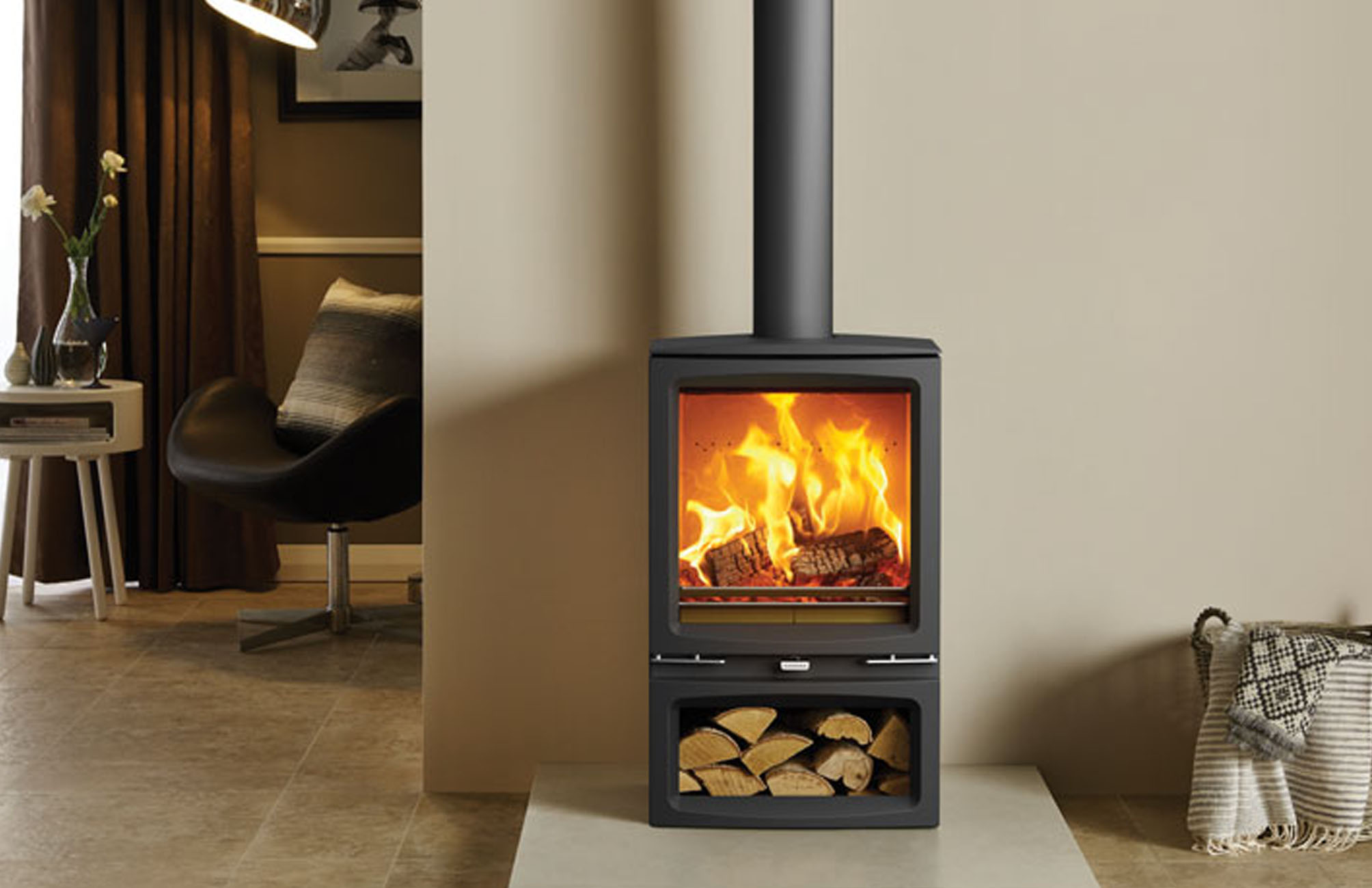 Stovax Vogue Medium Eco Woodburning & Multi-fuel Stove | Stonewoods