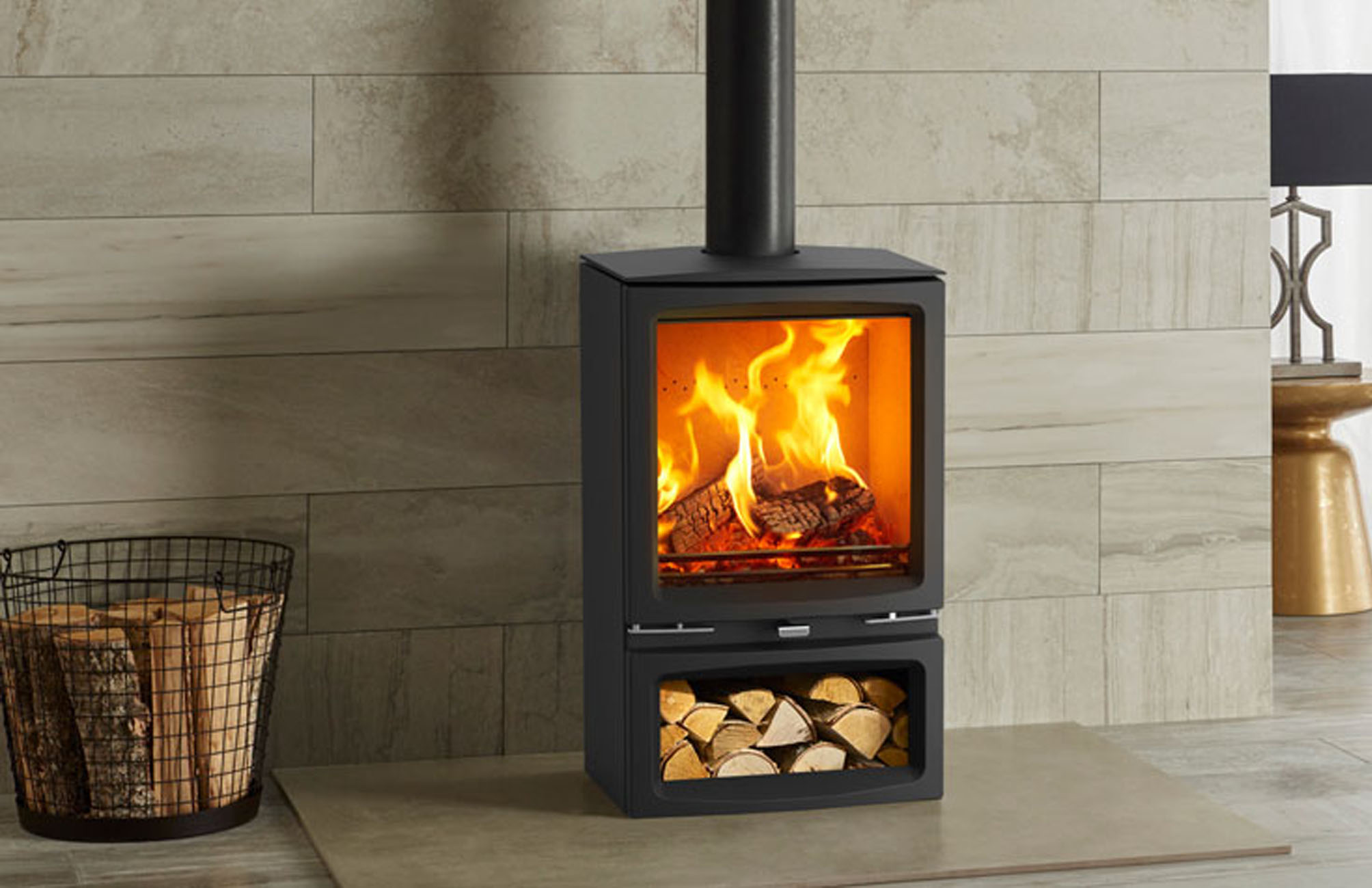 Stovax Vogue Medium Eco Woodburning & Multi-fuel Stove | Stonewoods