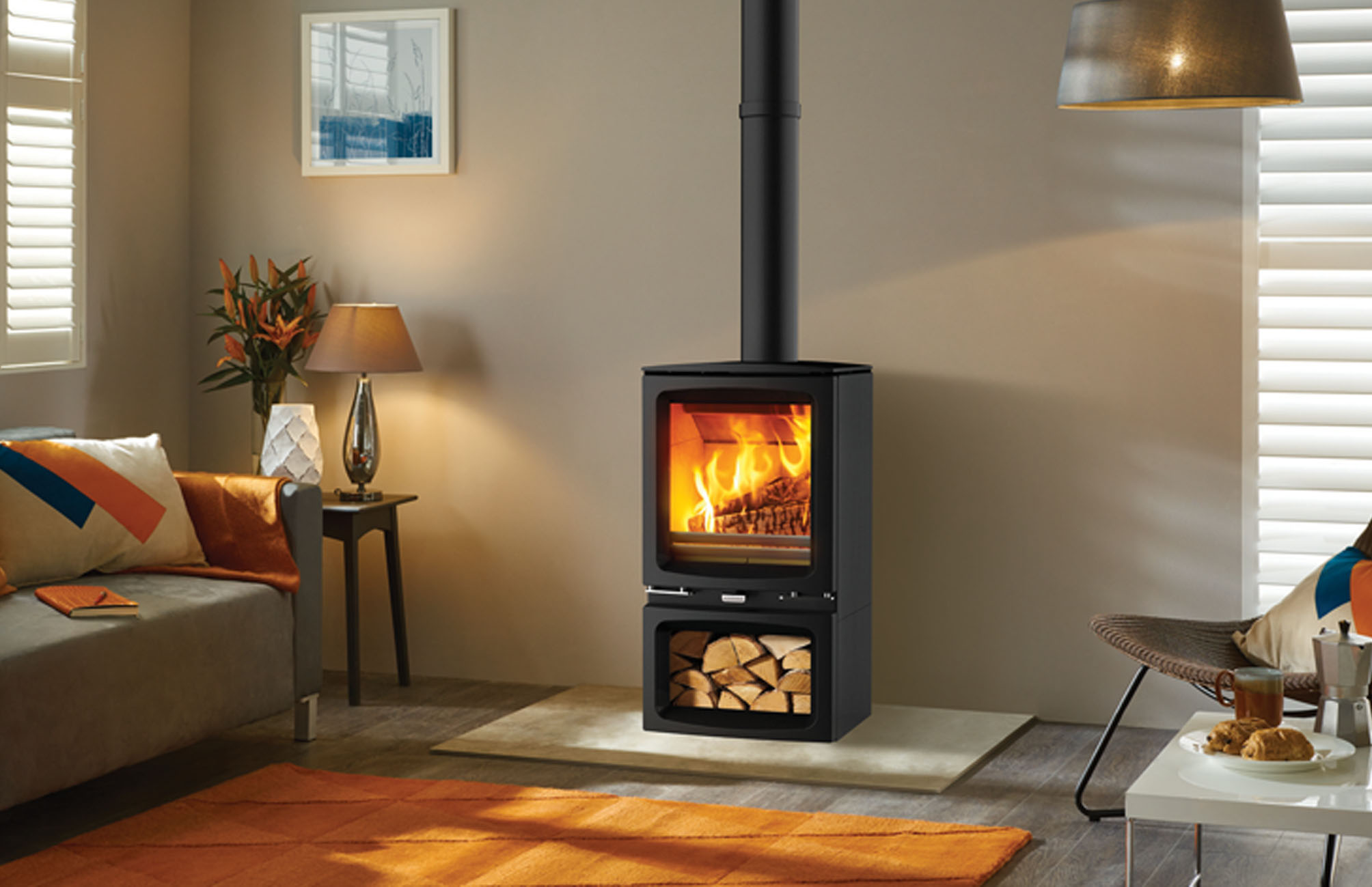 Stovax Vogue Midi Eco Woodburning & Multi-fuel Stove | Stonewoods