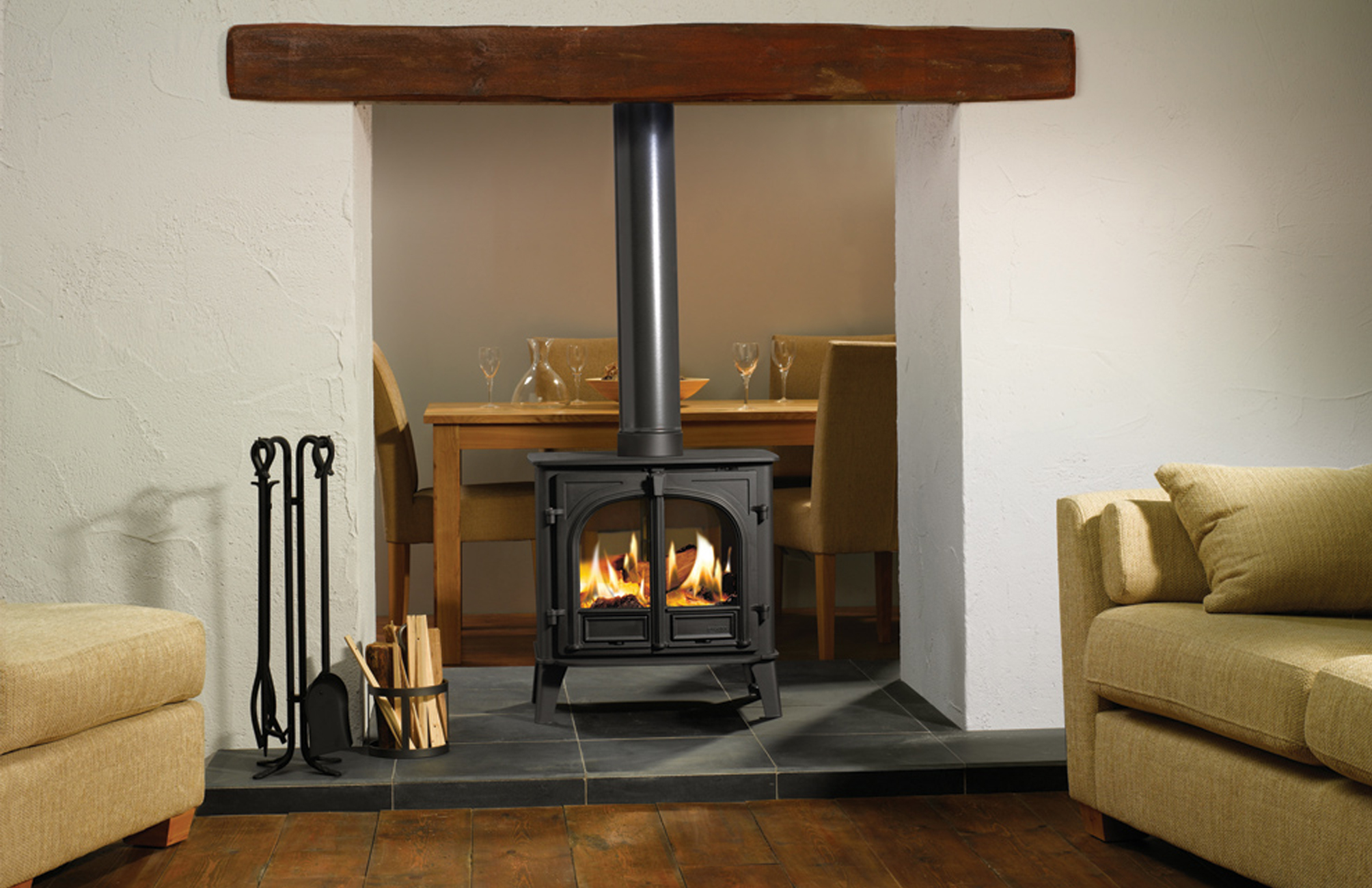 Stovax Stockton 8 Double Sided Woodburning Stove Stonewoods