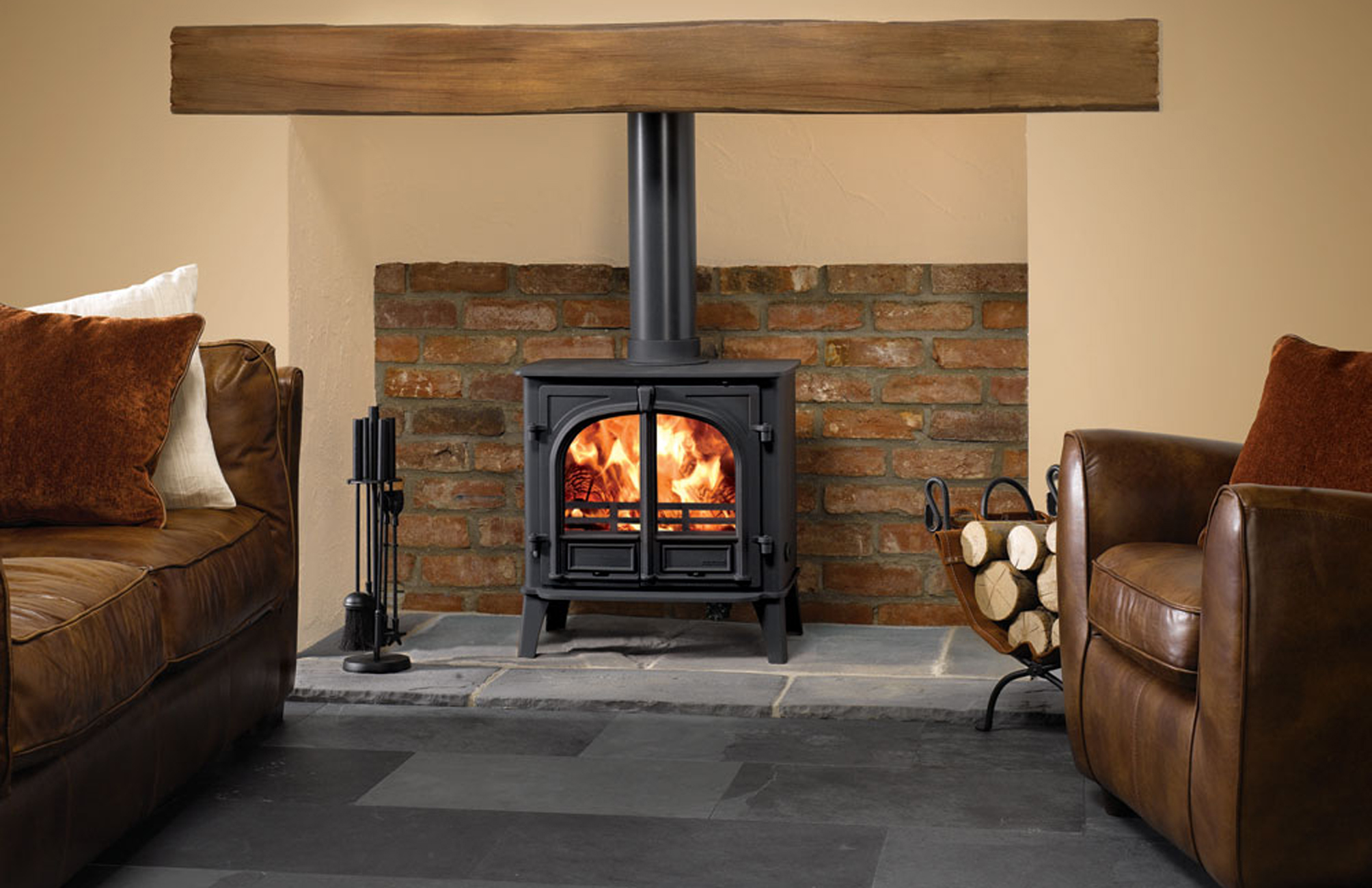 Stovax Stockton 8 MK2 Boiler MultiFuel Stove Stonewoods