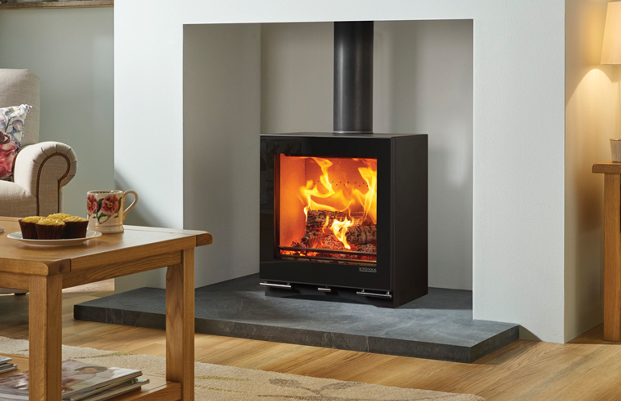 Stovax Vision Medium Woodburning & Multifuel Stove Stonewoods